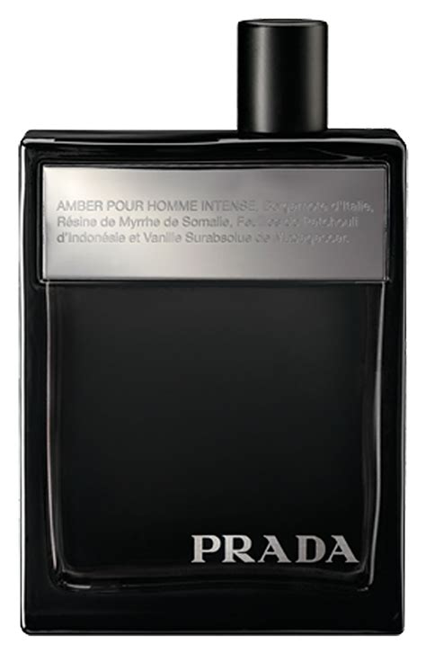 prada perfume amber pour homme intense size 3.4 oz new|prada pour homme intense.